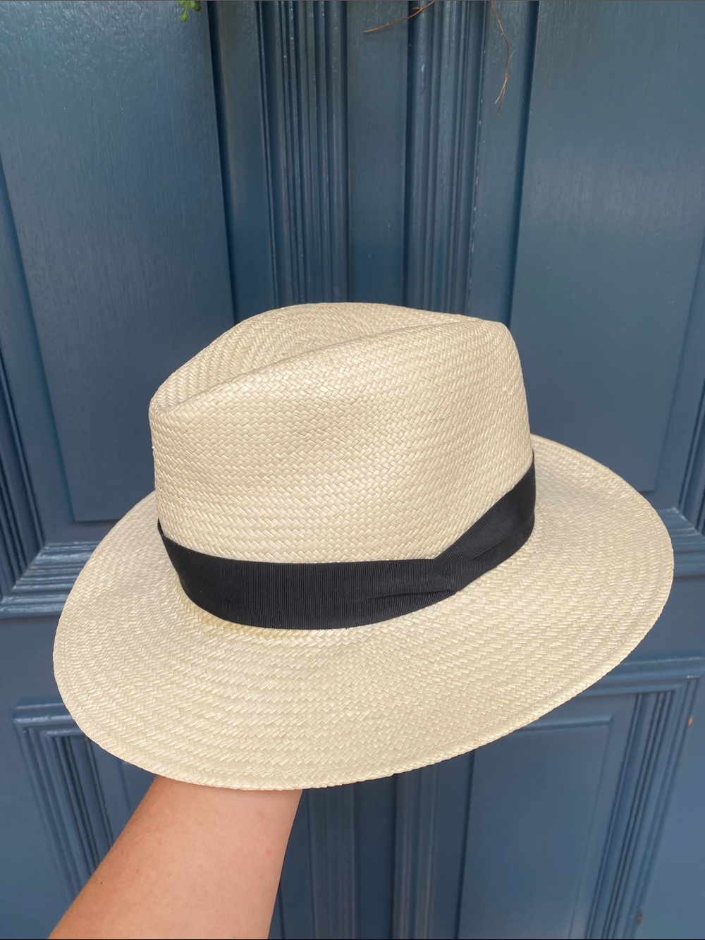 rag & bone Women’s Straw Panama Hat Size S/M